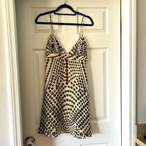 Milly NY pokadoted pretty woman silk dress